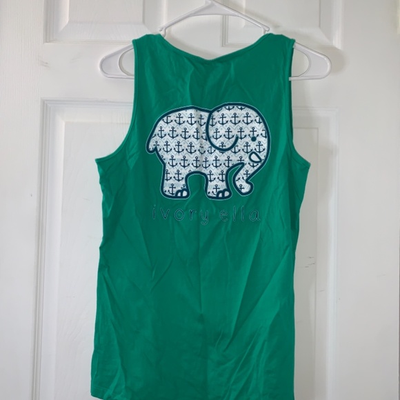 Green Ivory Ella Tank Top - Picture 2 of 3